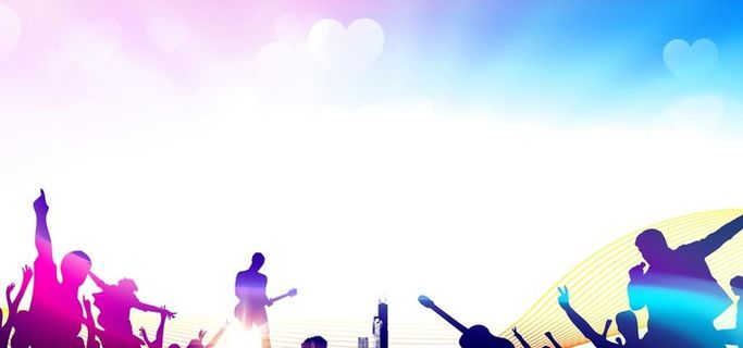 文艺汇演  背景  唱歌剪影图片