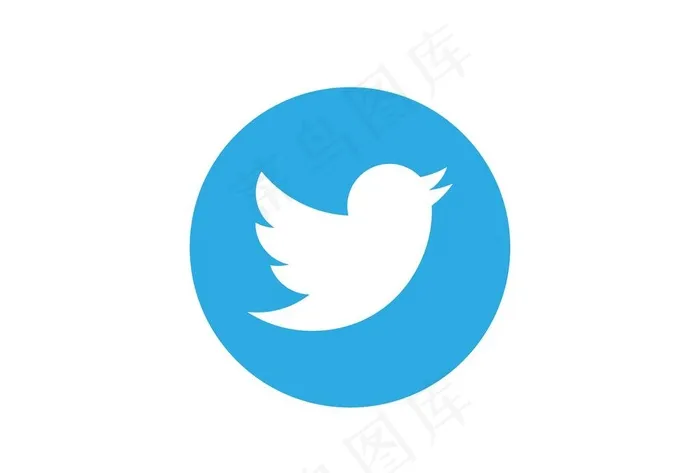 推特logo图片ai矢量模版下载