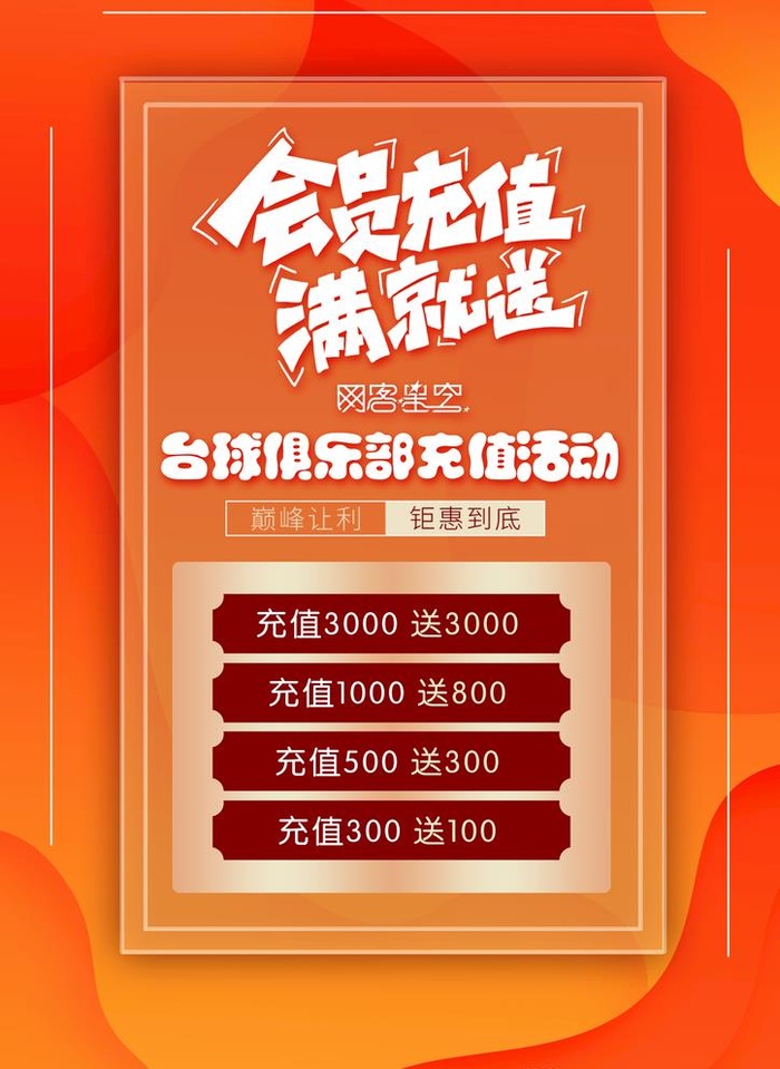 会员充值图片(2480x3508)psd模版下载