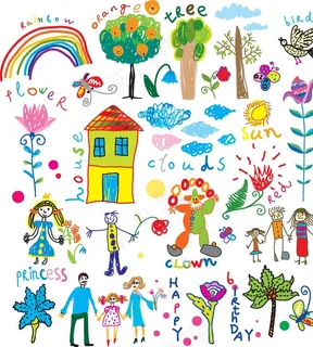 儿童画图片 儿童画图片