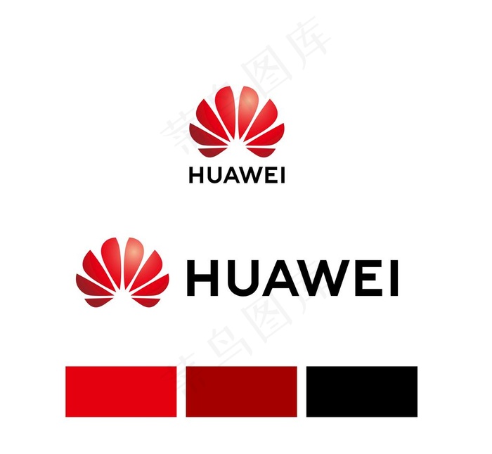 Ai矢量华为logo图片