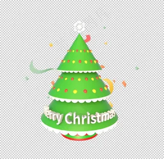 圣诞树素材图片