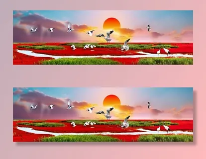 盘锦红海滩风光图片