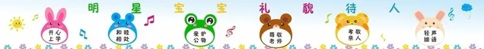 幼儿园背景墙图片cdr矢量模版下载