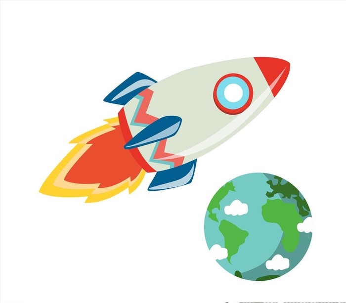 手绘火箭素材 火箭 火箭素材图片