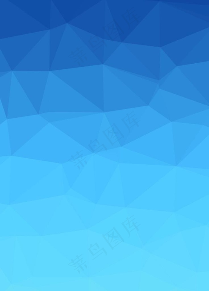 蓝色多边形背景图图片