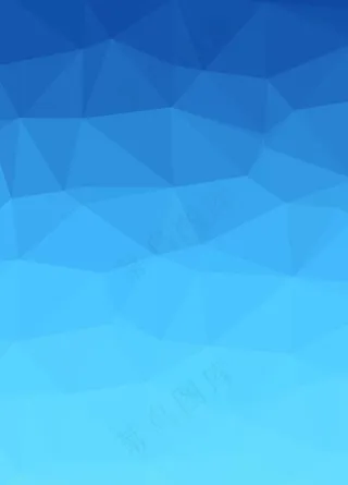 蓝色多边形背景图图片
