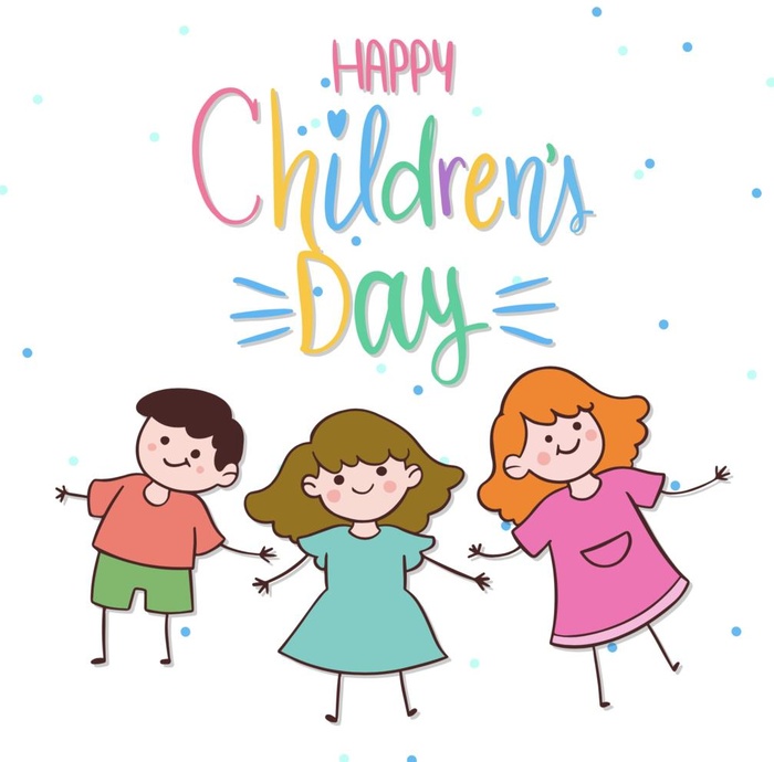 可爱卡通儿童矢量素材图片