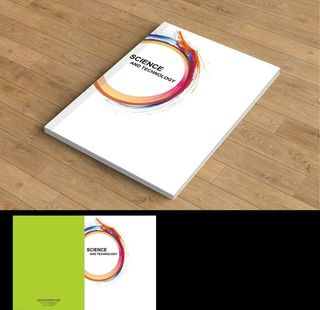 创意炫彩画册封面图片