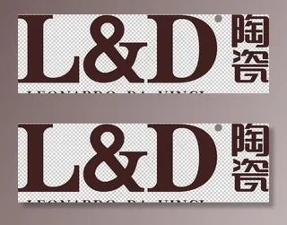唯美L&D陶瓷 LOGO 设计图片