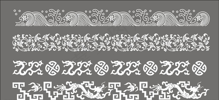 中式装饰花纹图片