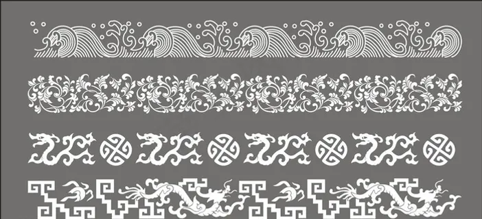 中式装饰花纹图片