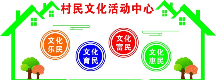 村民文化活动中心图片cdr矢量模版下载