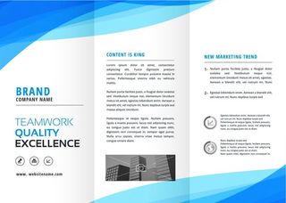 商务三折页图片