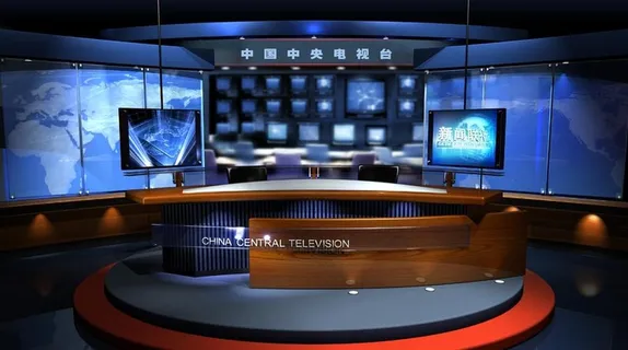 虚拟演播室背景图片