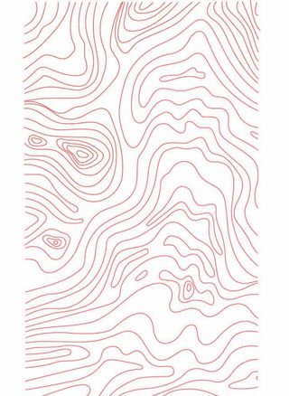 山水轮廓线条图片