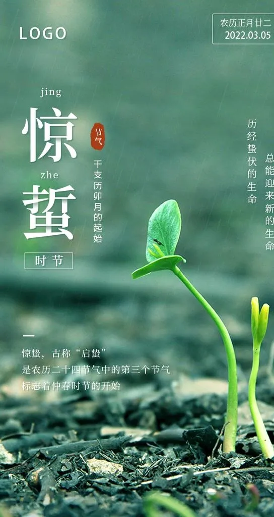 惊蛰图片(750x1334)psd模版下载