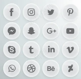 社交网络图标图片