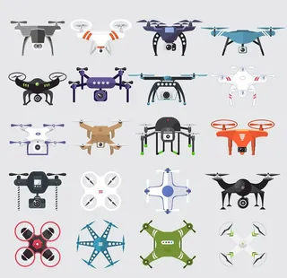 卡通无人机图片