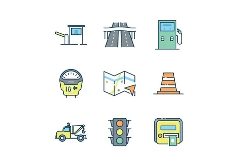 交通出行道路图标icon图片