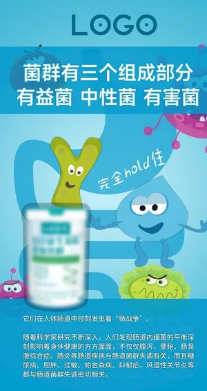 益生菌海报图片