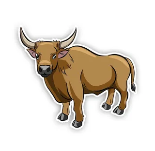 公牛牛动物老牛水牛黄牛犄角牛肉图片