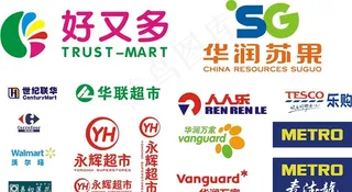 各大超市标志图片