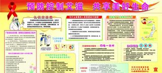 预防控制艾滋 共享美好生命图片