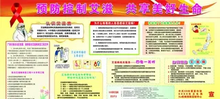 预防控制艾滋 共享美好生命图片