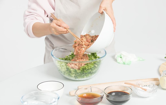 饺子馅图片