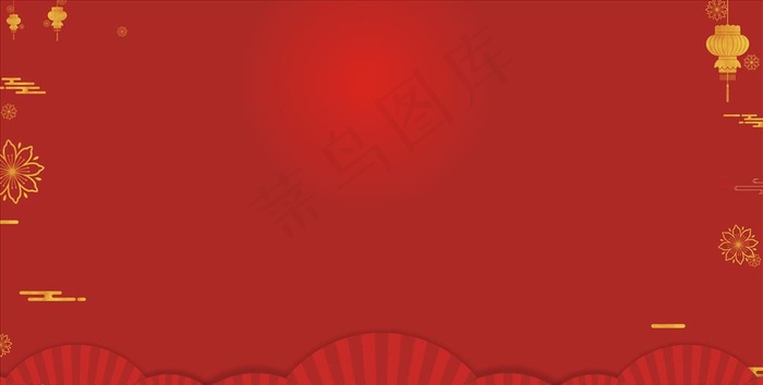 红色喜庆展板 喜庆海报背景横向图片cdr矢量模版下载