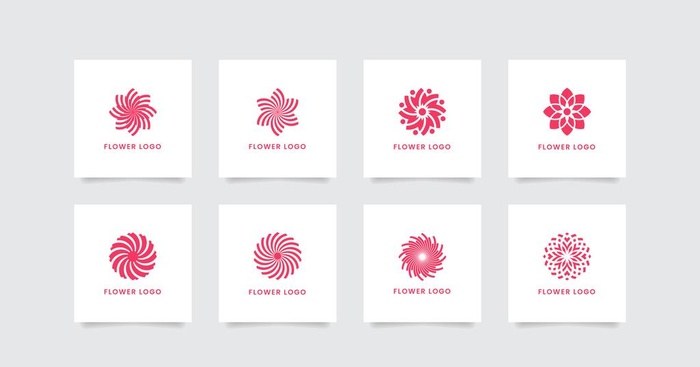 花朵图形LOGO图片