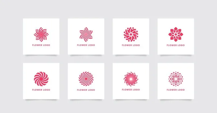 花朵图形LOGO图片