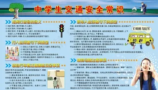 中学生交通安全常识图片