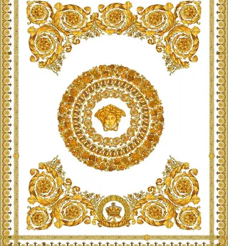 大牌 花纹 数码 印花 欧式图片