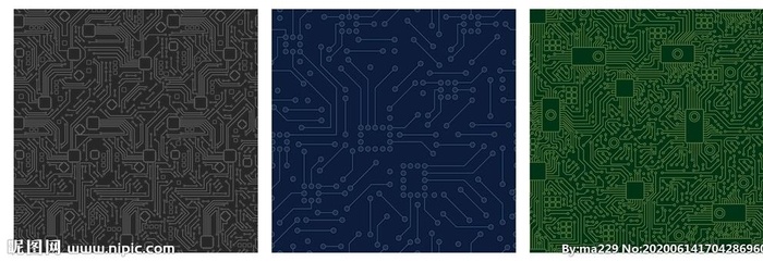 科技电路板图片ai矢量模版下载