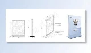 灯箱结构图图片