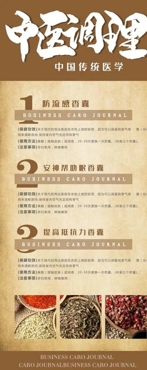 中医调理展架图片