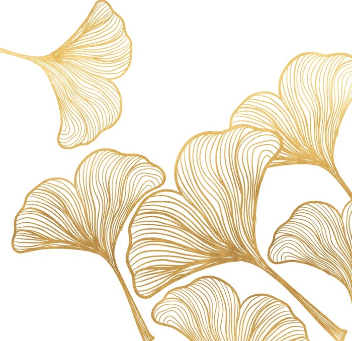 金色银杏叶子背景图片