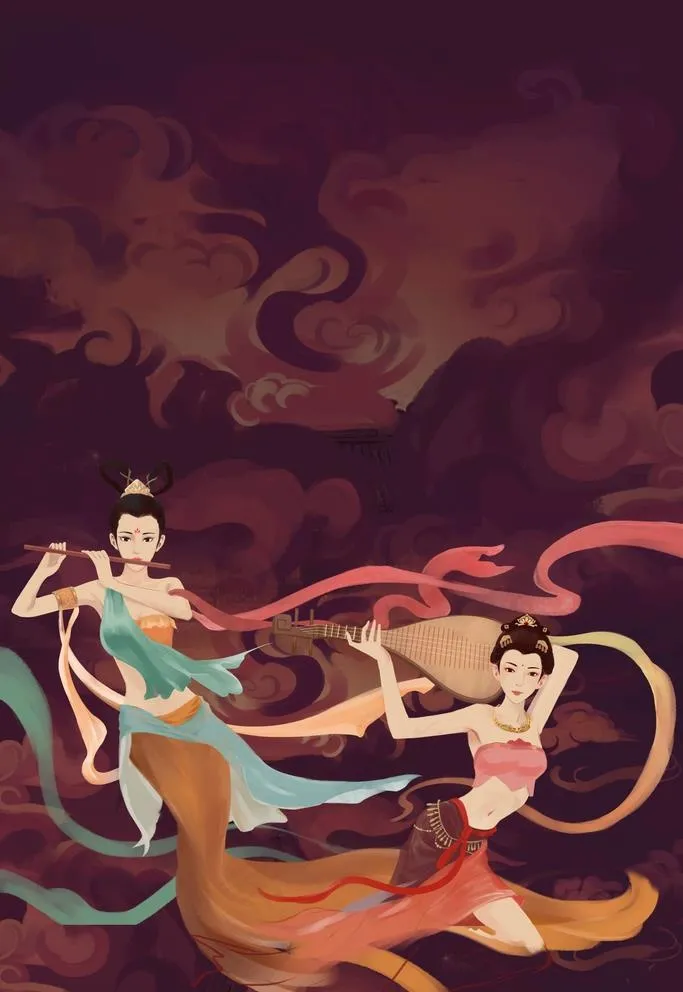 敦煌飞天图片