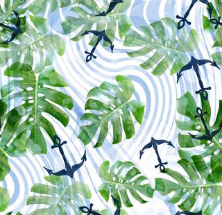 面料花型素材 矢量底纹 满身图图片