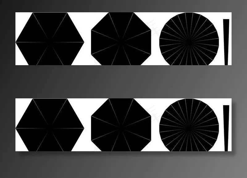 伞面图图片ai矢量模版下载