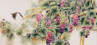 葡萄图《得果图》图片