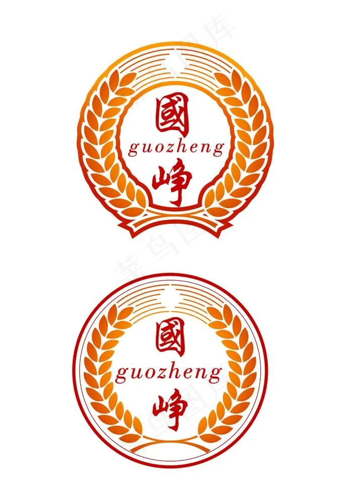 国峥 白酒 logo图片ai矢量模版下载