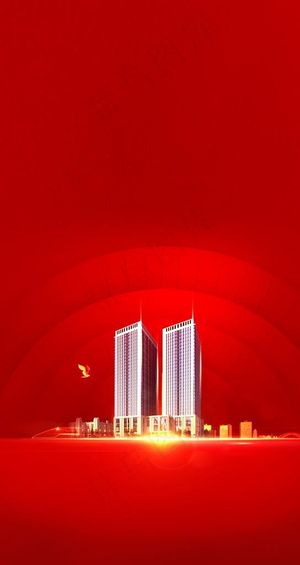 红色微信海报图片