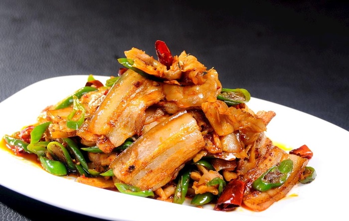 榨菜炒回锅肉图片