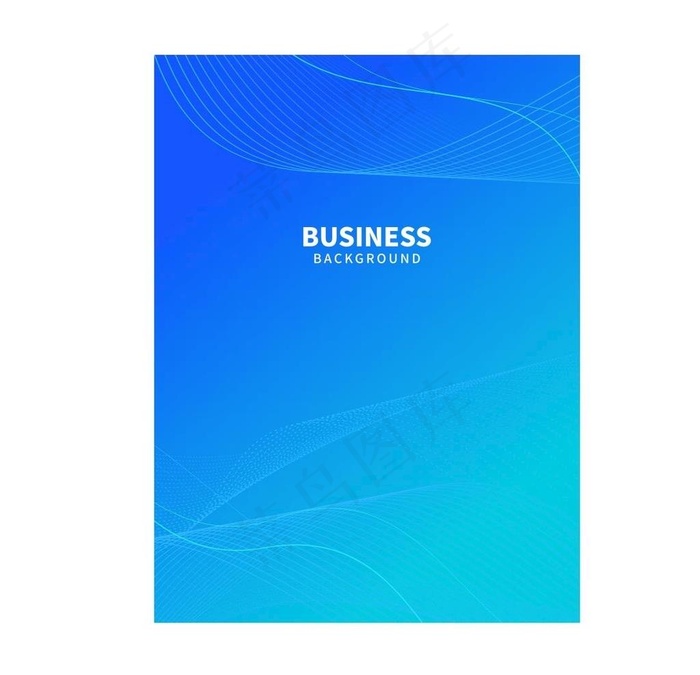 蓝色背景  图片cdr矢量模版下载