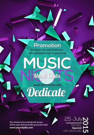 音乐艺术海报图片