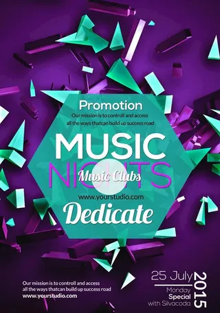 音乐艺术海报图片