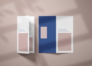 折页样机图片